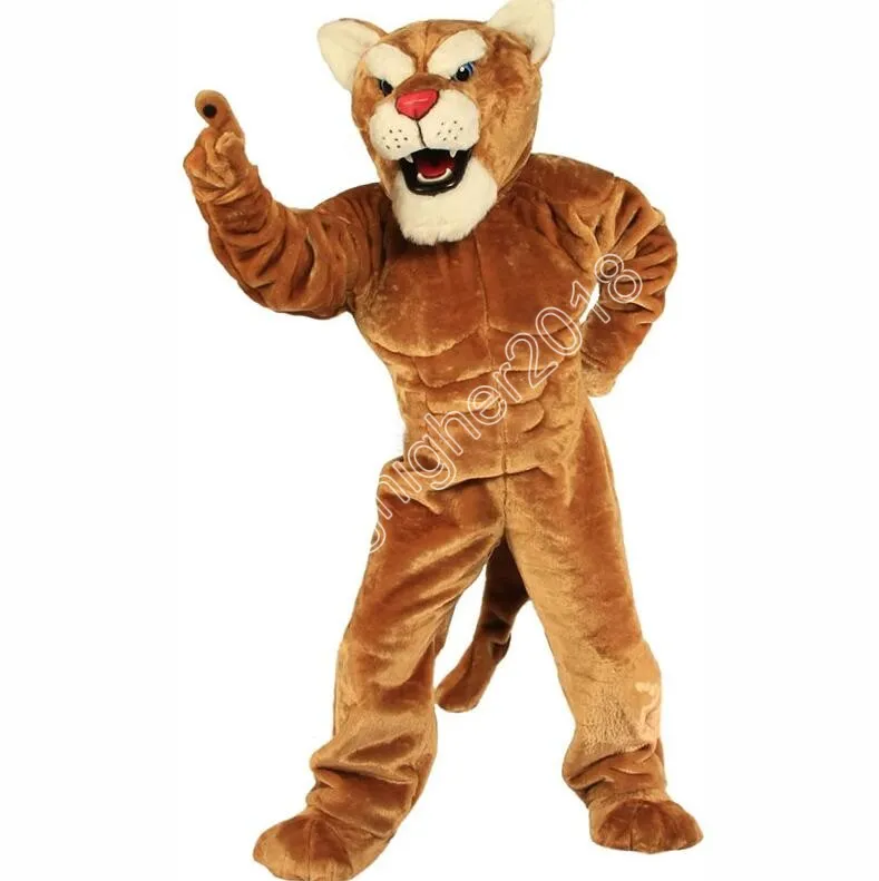 Hot Sales Panther Corby Cougar Mascot Costume Carnival Party Stage