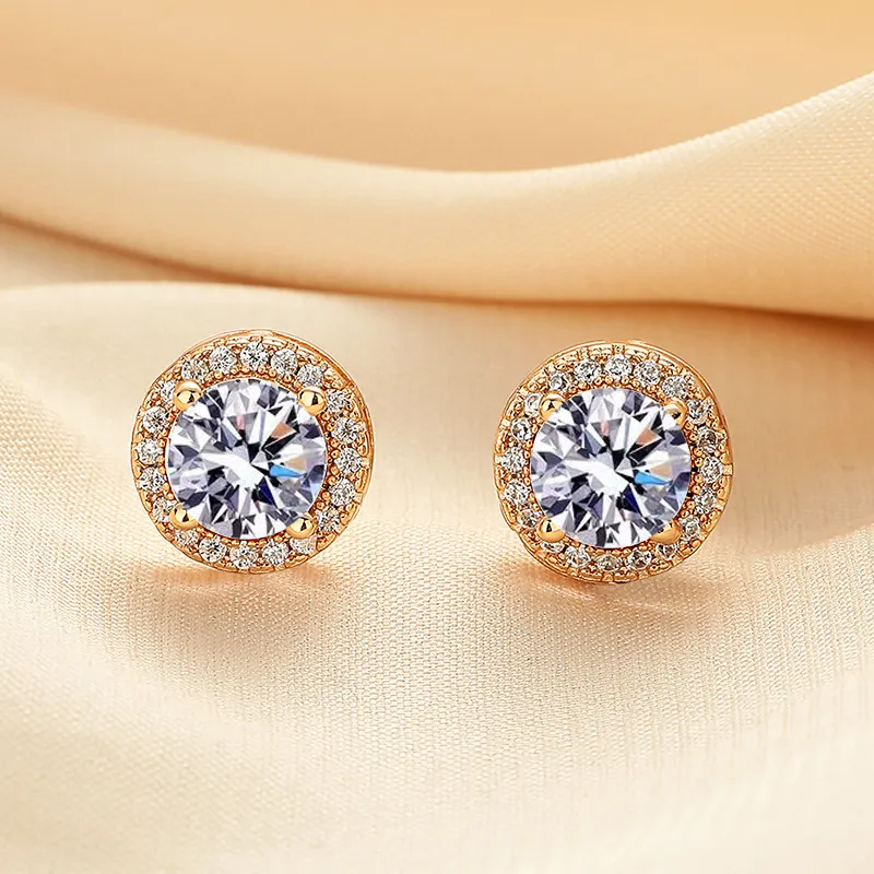 Piedra Natal Septiembre Cristal 925 - Aretes Cristal Hipoalergénicos - Regalo Mujeres Y Niñas Pendientes Zorro Plata Ley