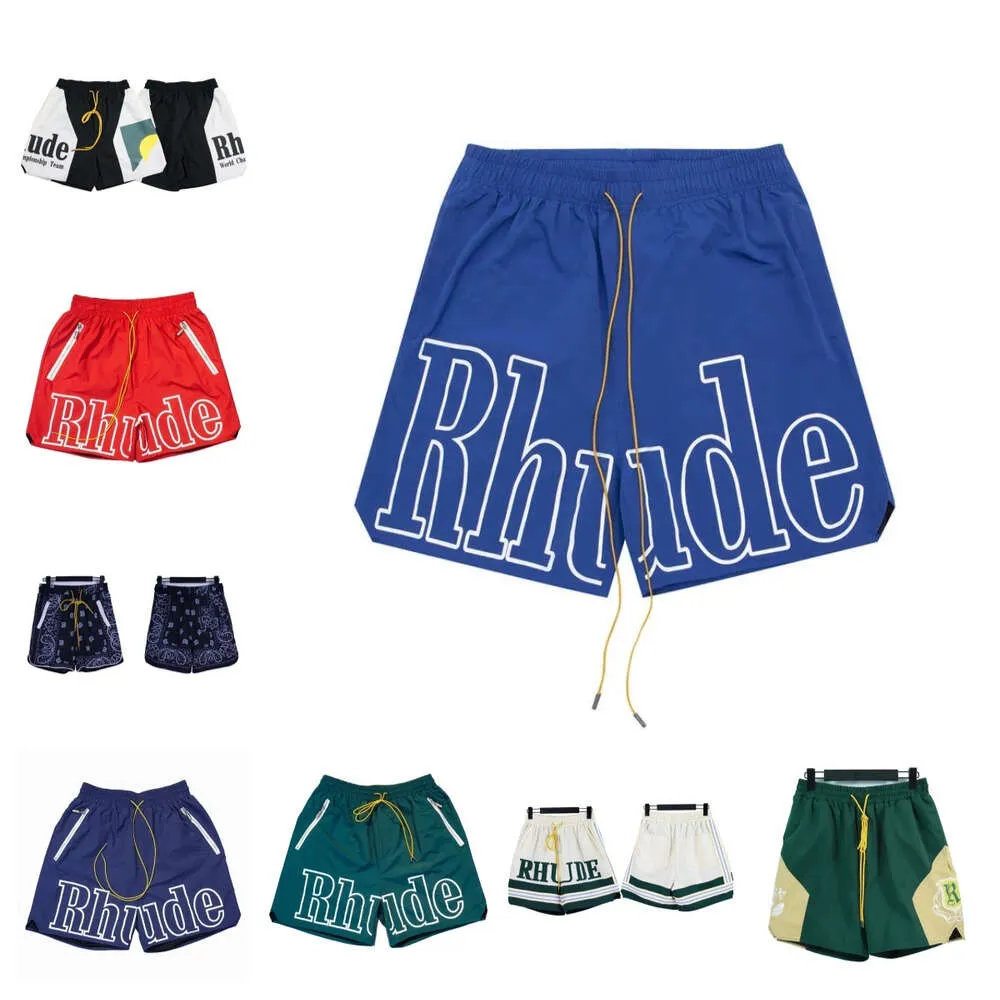 rhude shorts hommes designer court hommes ensembles pantalons de survêtement mode ample et confortable être populaire 2024 nouveau style s m l xi polyester short de gym en vrac ag