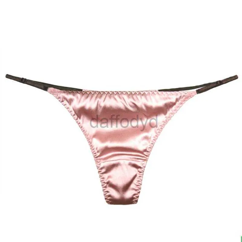 Panties Women's G-string Underwear Sexy Panties Briefs For Women Silk Sexy Thongs T Back Female Adjustable Strips Tangas stringi 210720 ldd240311