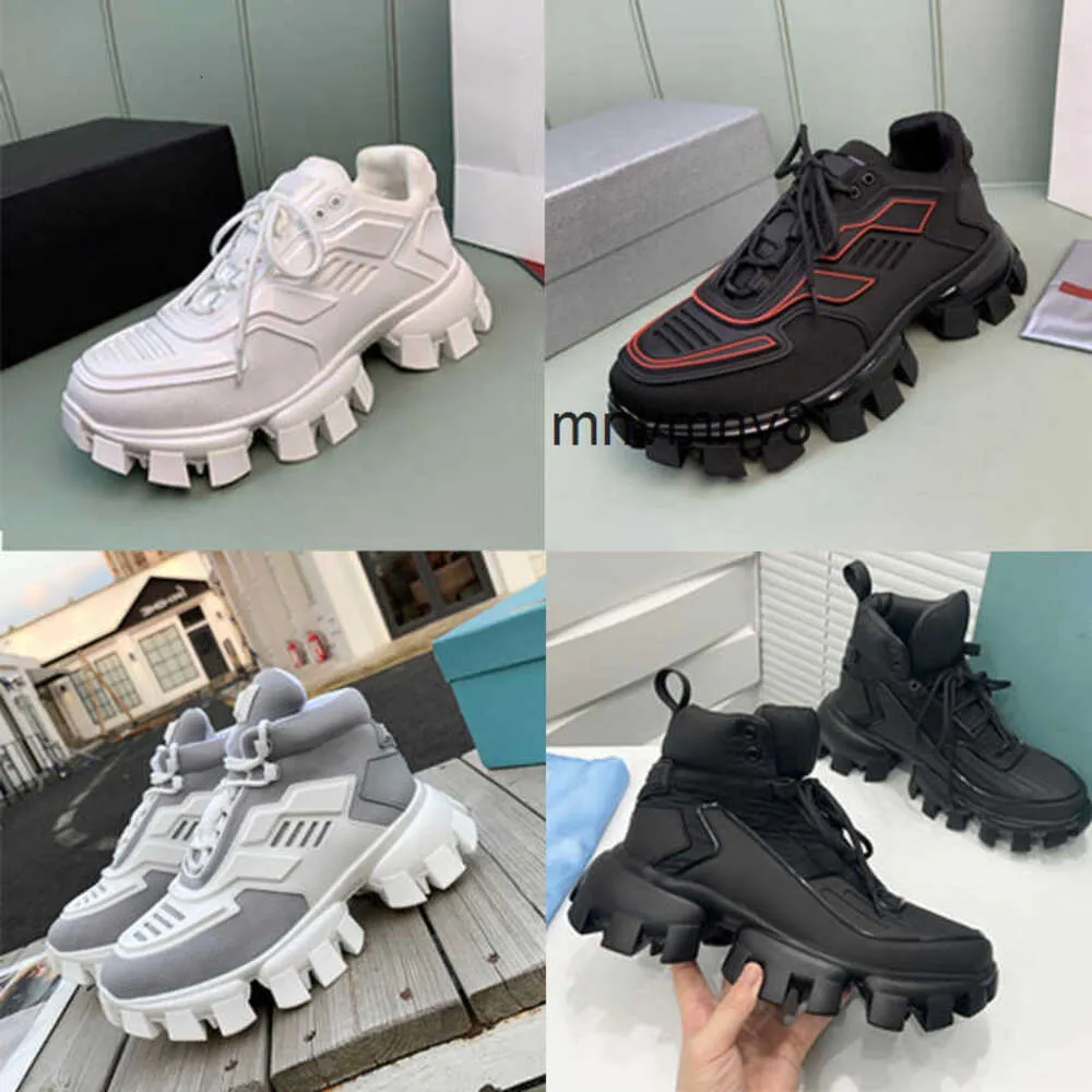 Zool Cloudbust Thunder Sneakers Dames Gebreide Stof Schoen Lage Top Hoge Platform Schoenen Licht Rubber Pra 3D Trainers Runner Schoenen Heren Grote Maat Nieuwe Kleuren Met Doos