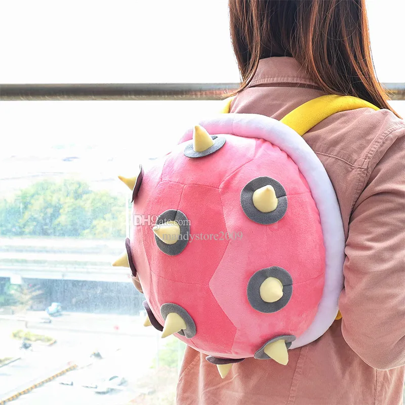 Mochila infantil fofa em forma de concha, mochila adorável Koopa para bonecas de concha de bebê, mochilas engraçadas de tartaruga