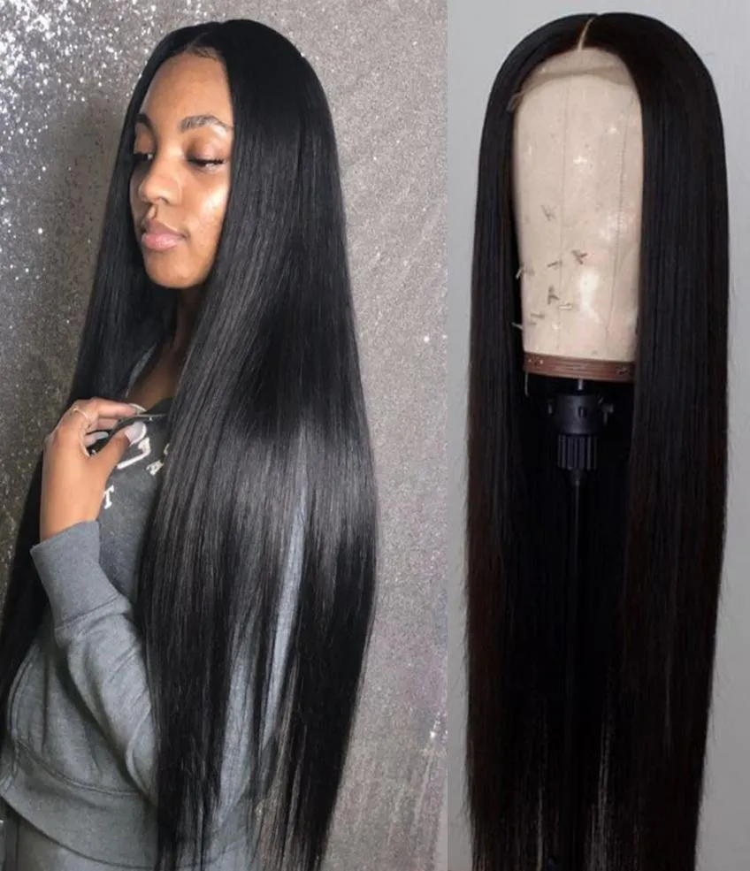 13x4 Closure Straight Lace Closure Wig Straight Human Hair Wig Glueless Pre Plucked Brazilian Hair Wig Remy5926049