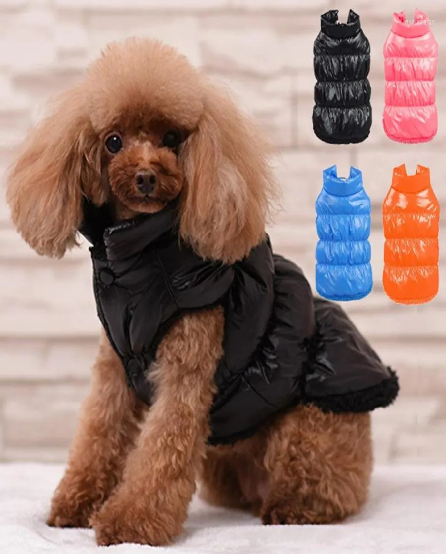 Hondenkleding Warm Katoen Puppykleding Winter Donsjack voor kleine honden Chihuahua Maltese Kat Jas Huisdierenkleding Ropa De Perro1473894