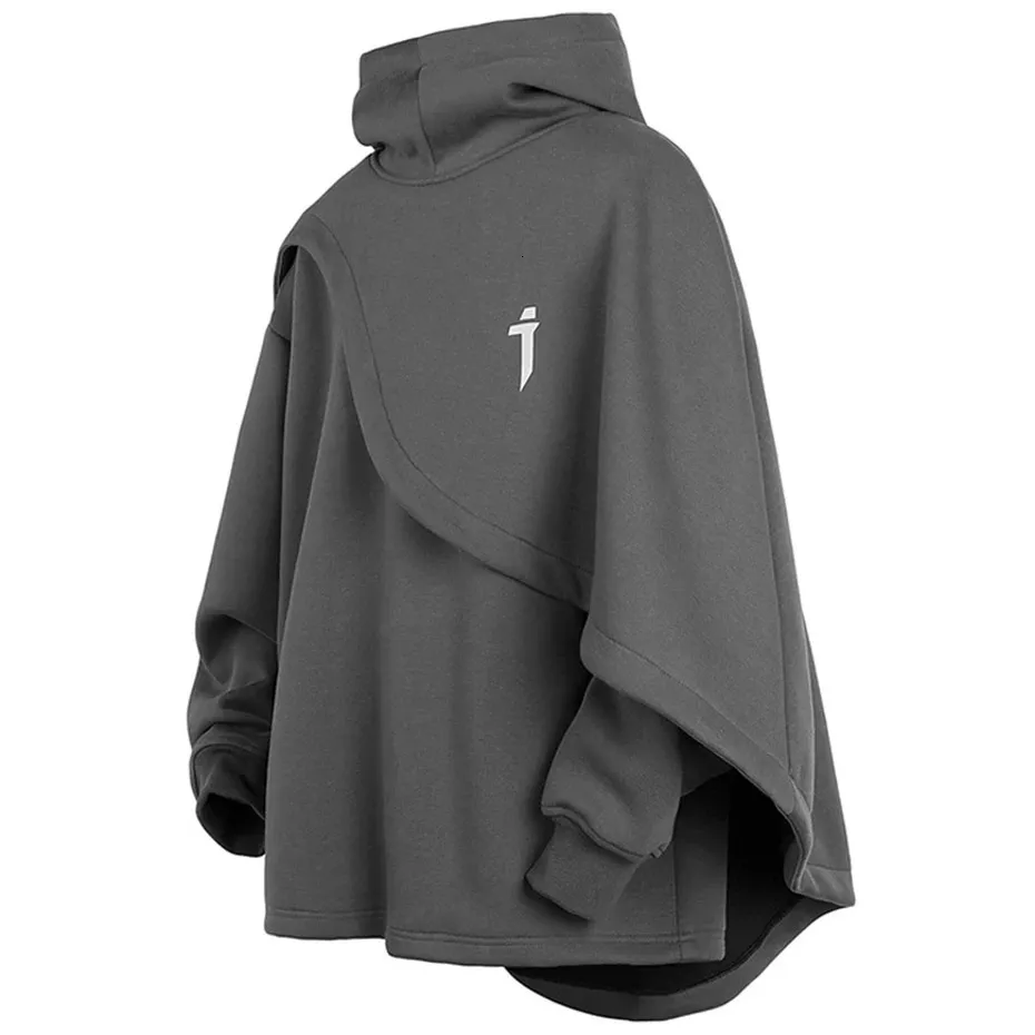 DHgate.com:Techwear Fashion Cloak Hoodies: Oversized