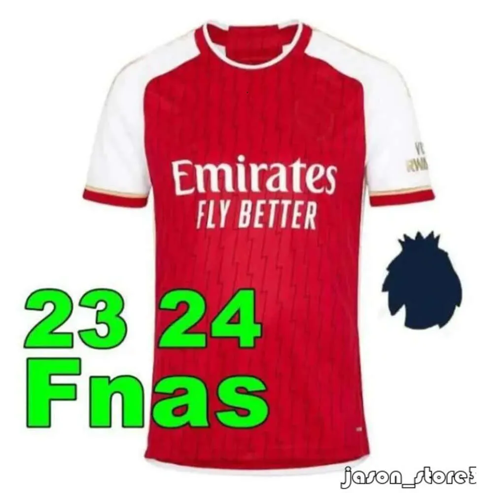 22 23 24 Fãs Jogador Versão Futebol Jerseys SALIBA Gunners MARTINELLI G. JESUS ​​Arsen Love Unites Jersey SKA All Football Shirt Kid Football Jersey Equipment 671