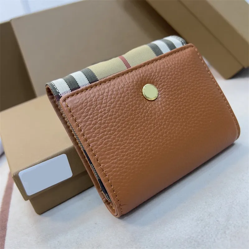 Luxur Designer Wallet Woman Leather Fashion Card Holders Coin Purse Designer Womens Plånböcker Mens Billfold Högkvalitativ multifunktionell charm XB149 E4