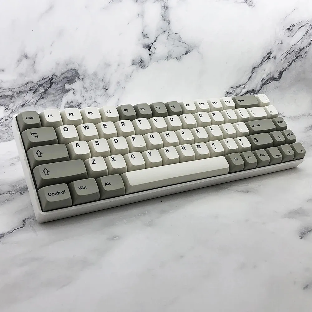 127 st PBT SubliMation KeyCap Mechanical Tangentboard Ersättning Key Caps Computer Accessories Dye 240309