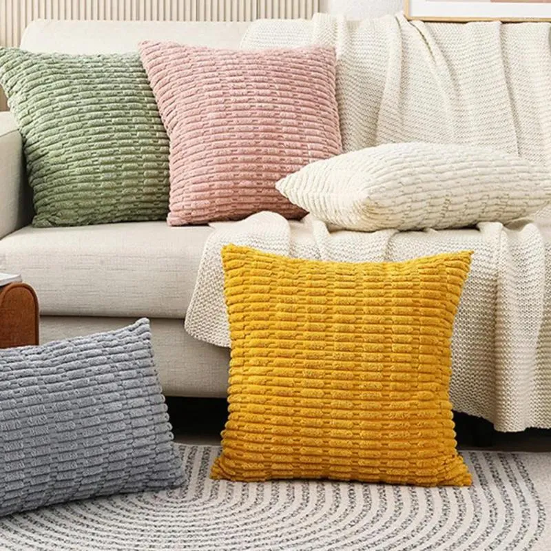 Pillow Boho Throw Cover Soft Striped Set For Home Sofa Decoration Modern Farmhouse Decor Room Couch Bed
