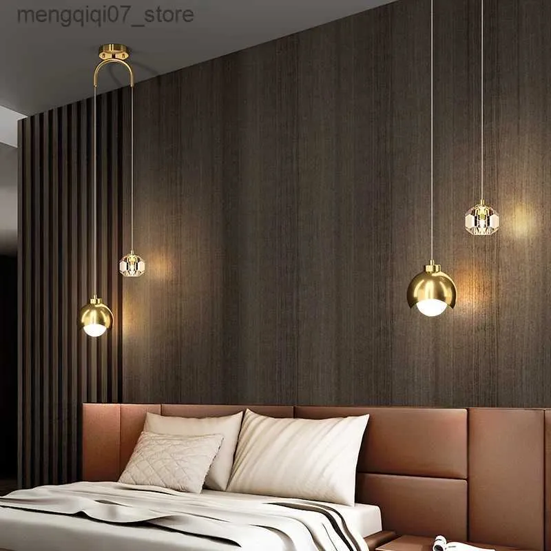 Lampor nyanser modern säng ljuskrona gyllene svart lång linje hängande ljus inomhusdekor ledande pendentlampa för sovrum matsal baren palllor l240311