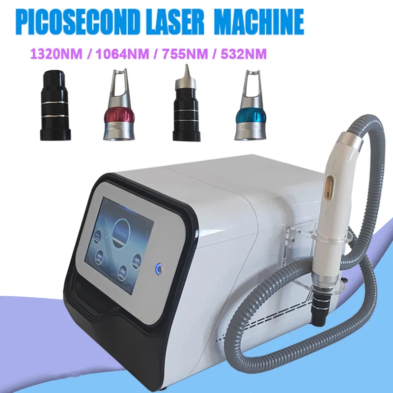 Nyaste fraktionella och yag lasermaskin Picotech Q Switch Pico Second Laser Tattoo Removal Picosecond Laser Beauty Machine