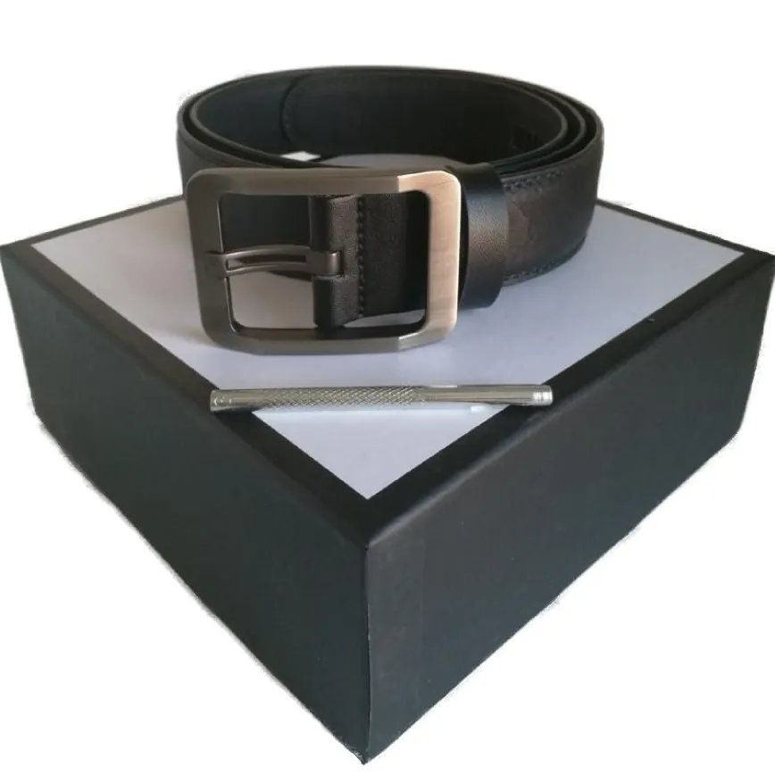 Projektant Pas Men Senior Big Bluckle Belts moda luksusowy casual cowhide ceinture kobiety talia czekanie i skórzana skóra męska