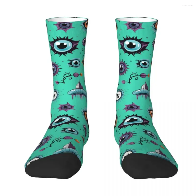 Herrensocken, bezaubernd, aber gruselig, Halloween, Erwachsene, Kompressions-Unisex-Band, Harajuku, nahtlose Crew-Socken