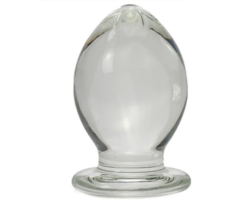 80 mm enorm glas anal rumpa plug anus utbyggbara sexiga leksaker för kvinnor män gay onani massage vuxna spel produkter 1058 g4824676