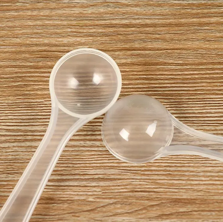 1g/2ml Plastic Measuring Spoon for Coffee Milk Protein Powder Kitchen Scoop SN5100