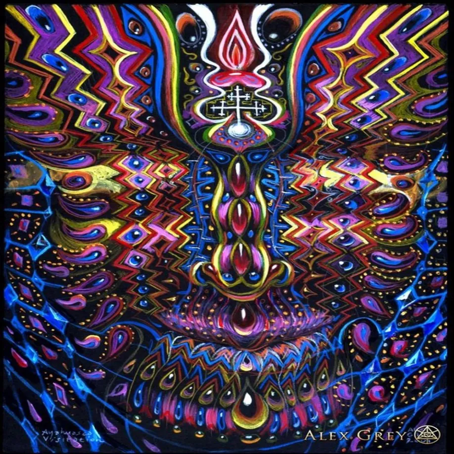 Plakat 32x24 17x13 Trippy Alex Grey Wall Plakat Drukuj dekoracje domowe naklejki ścienne plakaty-061235S