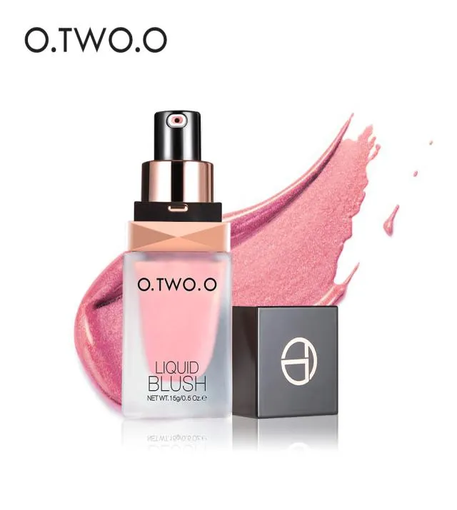 OTWOO 4 kolory płynny rumieniec makijaż twarz elegancka jedwabisty rumieniec długotrwały naturalny czarujący policzek Cosmetics28886354