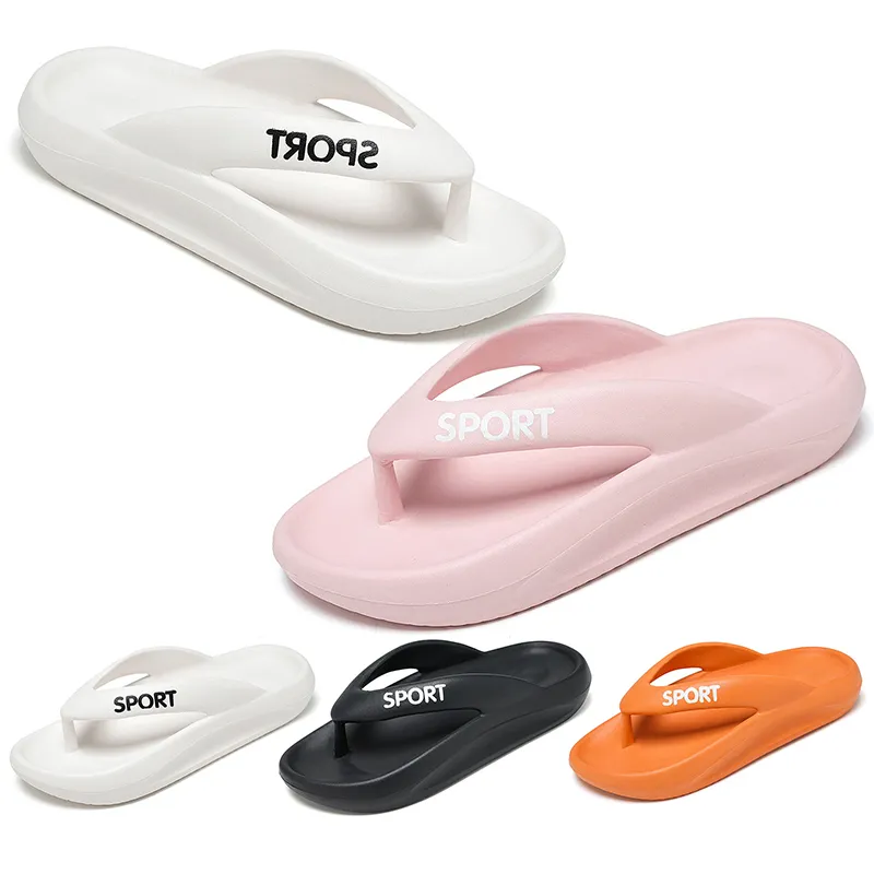 Slyckor smidiga sandaler Kvinnor Summer Waterproofing White Black18 Slippers Sandal Womens Gai Size 35-40