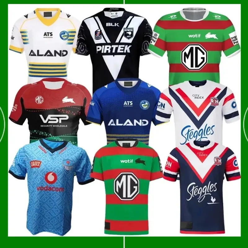 2024 South Sydney Rabbitohs rugby jerseys 23 24 NZ Kiwis RAIDER Parramatta Eels SYDNEY GALOS home away tamanho S-5XL camisa