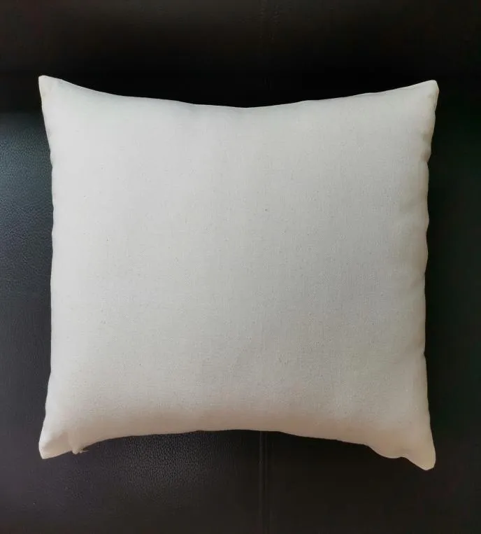 12quotx20quot Sturdy Natural Canvas Pillow Cover Blanks för vinyl Plain Beige Canvas Pillow Case Medium Weight Cotton Cushion 9863352