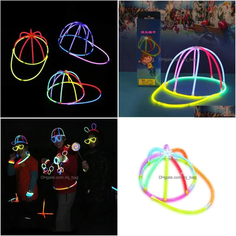 Décoration de fête Glow Sticks Fournitures Light Stick Chapeaux Extra Bright Fashion Sticklight AccessoiresPart Drop Livraison Home Garden Fest Dhwnj