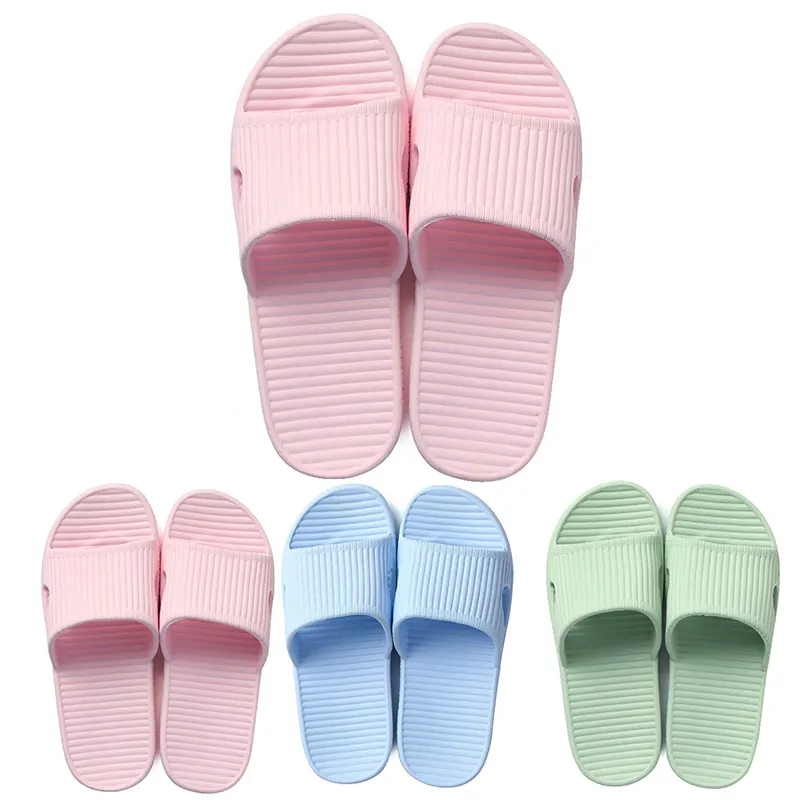 Tofflor sandaler kvinnor sommar badrum vattentätning rosa8 gröna vita svarta tofflor sandal kvinnor gai skor