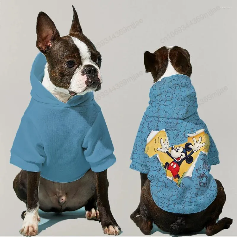 Ropa para perros Sudadera con capucha grande Ropa para mascotas Ropa cálida para perros medianos Traje grande Perros '2024 Ropa Pug Cachorro pequeño