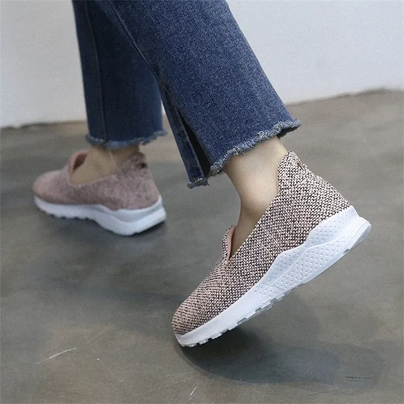 Trendy Splice Fond plat Lacets pour anti-étudiants Nouveau printemps / été Loisirs Slip de course et toile respirante Légère Vert Rose 00Ij #