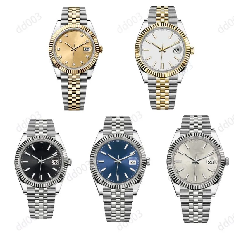 Montre Montres automatiques Montre étanche de luxe 41 / 36mm 31 / 28mm Mouvement entièrement en acier inoxydable Femmes Designer Hommes Relojes SD00 Oowep