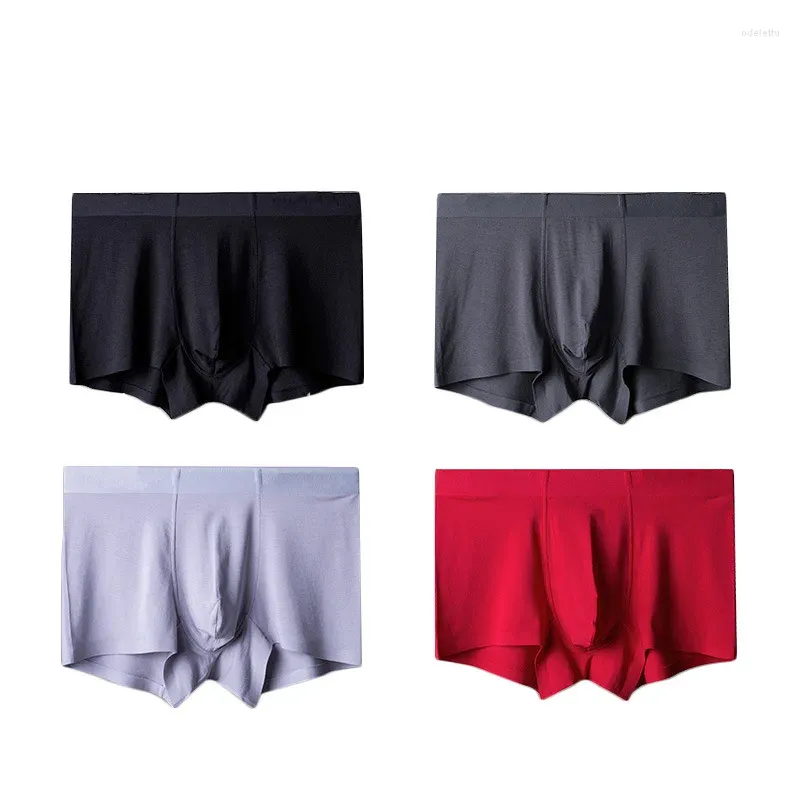 Sous-vêtements 2024 hommes Boxer hommes sous-vêtements boxeurs Homme homme doux Modal sans couture U convexe Shorts mâle Sexy culottes L-4XL