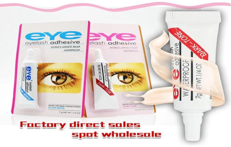 DHL met verpakking Praktische Wimperlijm ClearwhiteDarkblacktransparant Waterproof Valse Wimpers Zelfklevende Make-up Wimpergel7955850