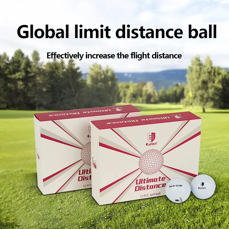 Caden Golf Extreme Disterse Dwoud-Wayer Ball Aerodynamic Design Wysokie rdzeń Miękki odczuwanie Wzrost odległości lotu 40 jardów 240301