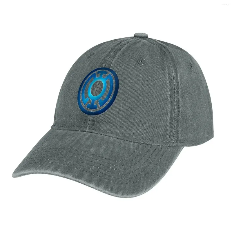 Berets Blue Lantern Corps Cowboy Hat Bel