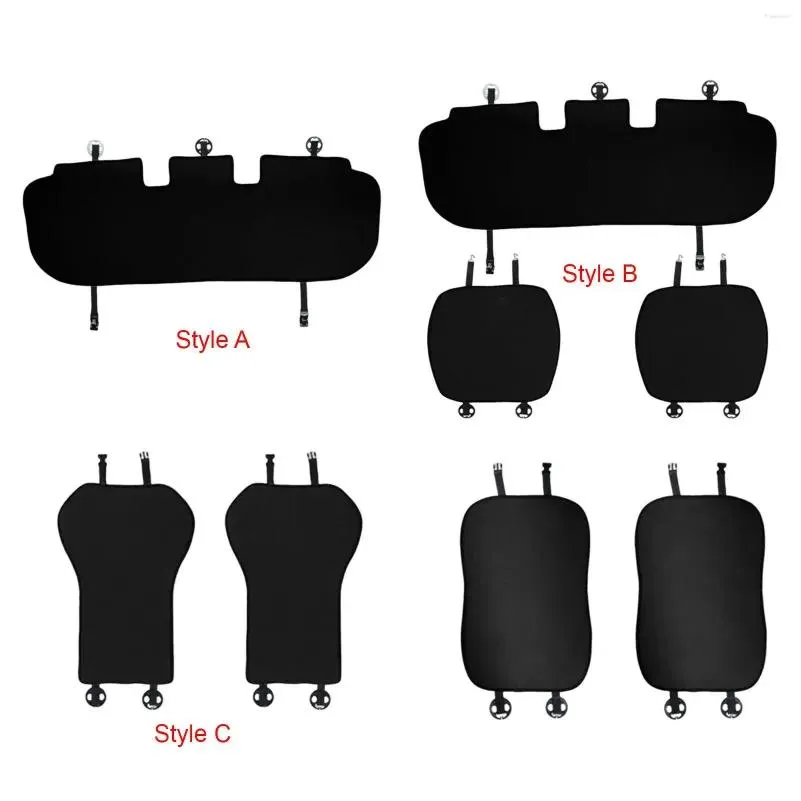 カーシートカバーカバークッションプロテクターブラックパッド付きユーアンプラスドロップ配信自動車モーターサイクルインテリアアクセサリーotzg7