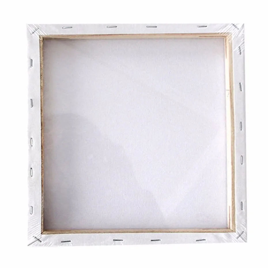 1pc pequena placa de arte branco em branco quadrado artista lona quadro de madeira preparado para pintura a óleo acrílico mayitr pintura boards296h