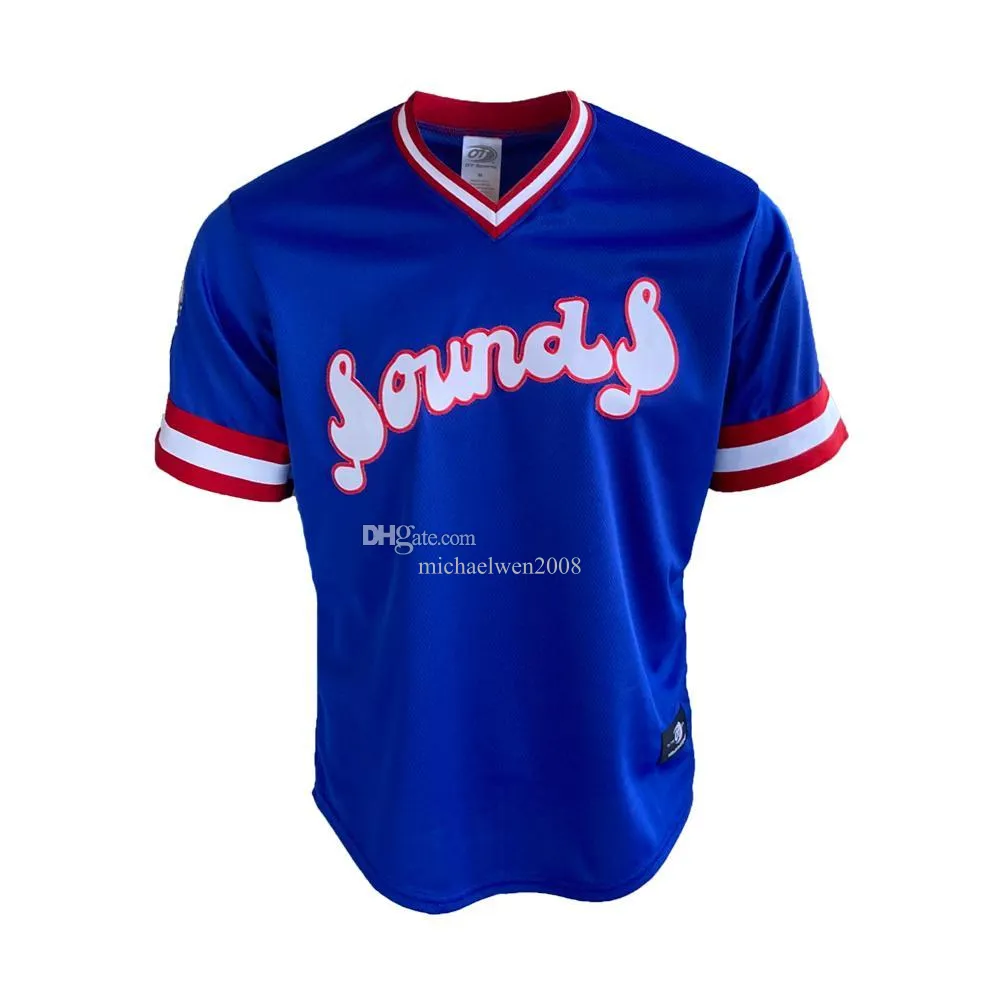 Custom Nashville Sounds Baseball Jersey V Neck Double Stitched Embroidery for Men Women Youth