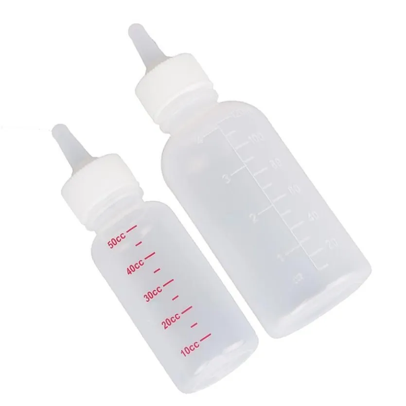 Bols pour chiens, mangeoires pratiques pour animaux de compagnie, Kits de bouteilles en Silicone avec tétines, eau de lait pour chatons, chiots Hamste243K