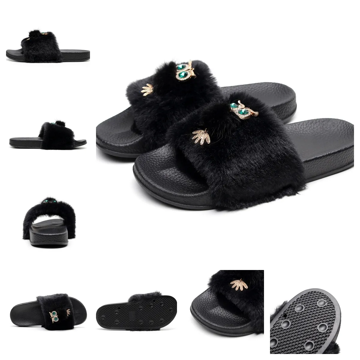 Designer Slipper Slider Mens Dames Summer Sandaalstranden Slipper dames Flips Flop Wit Zwart Blue Slides Shoes Gai Pinks