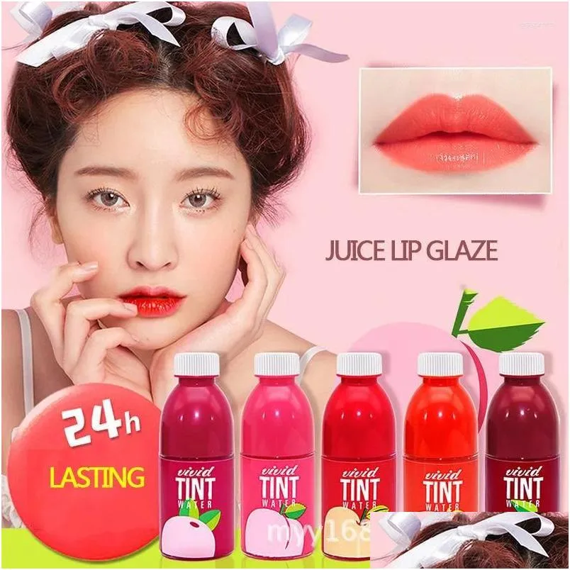 Lip Gloss Juice Glaze Fruit Flavor Moisturizing No Bleach Beauty Wholesale Dmg195 Drop Delivery Health Makeup Lips Ot9Ye