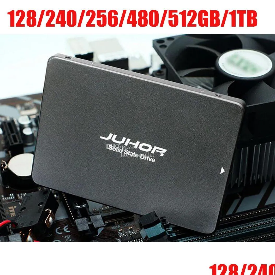 Internt fast tillstånd Disksssd Juhor Offical SSD hårddisk 256 GB SATA3 Drive 128 GB 240 GB 480 GB 512GB 1TB 2 5 tum snabbt skrivbord SATA OTONW