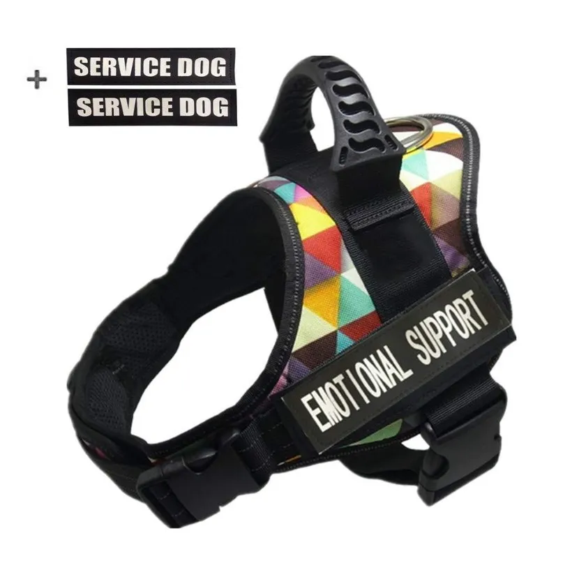 Hund Harness Service Dog Vest No Pull No Choke Dog Vest för stora medelstora små hundar Träning Walking Jogging3541