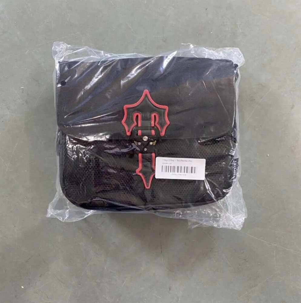 Модная стильная сумка-мессенджер Trapstar Irongate T 2 0, черные, красные сумки через плечо и кошельки, холщовые сумки на плечо, новинка 5510ESS