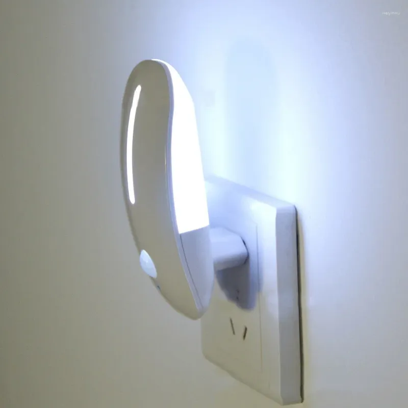 Nachtverlichting Slaapkamer Woonkamer Bewegingssensorlamp Nachtkastje Automatisch aan/uit Plug-in Light Ghost Babyverlichting