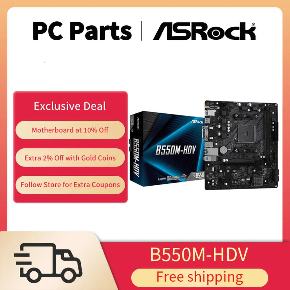 ASRock B550M-HDV マザーボード 新品　未使用 B550M-HDV | ASRock(アスロック) Socket AM4 AMD B550 MicroATX