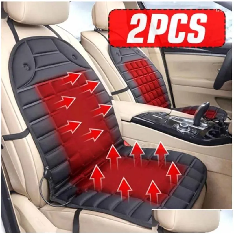 Car Seat Covers Ers Cars Heater Er Electric Heating Mat Chair Pad 12V Heated Cushion Warmer Drop Delivery Automobiles Motorcycles Inte Otdfm