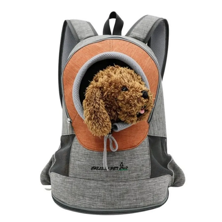 Borse da viaggio per cani Animali domestici Borsa da trasporto per cani portatile Borsa da viaggio per cuccioli di animale domestico Zaino da viaggio Borsa per cani da viaggio Borsa per animali da esterno traspirante Y1123444