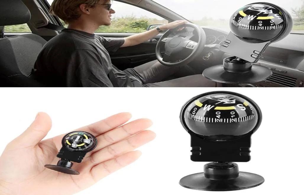 Auto Kompas Auto Styling 360 Graden Roterende Inclinometer Voertuigen Navigatie Gids Ornamenten Auto Boot Accessoires2088006