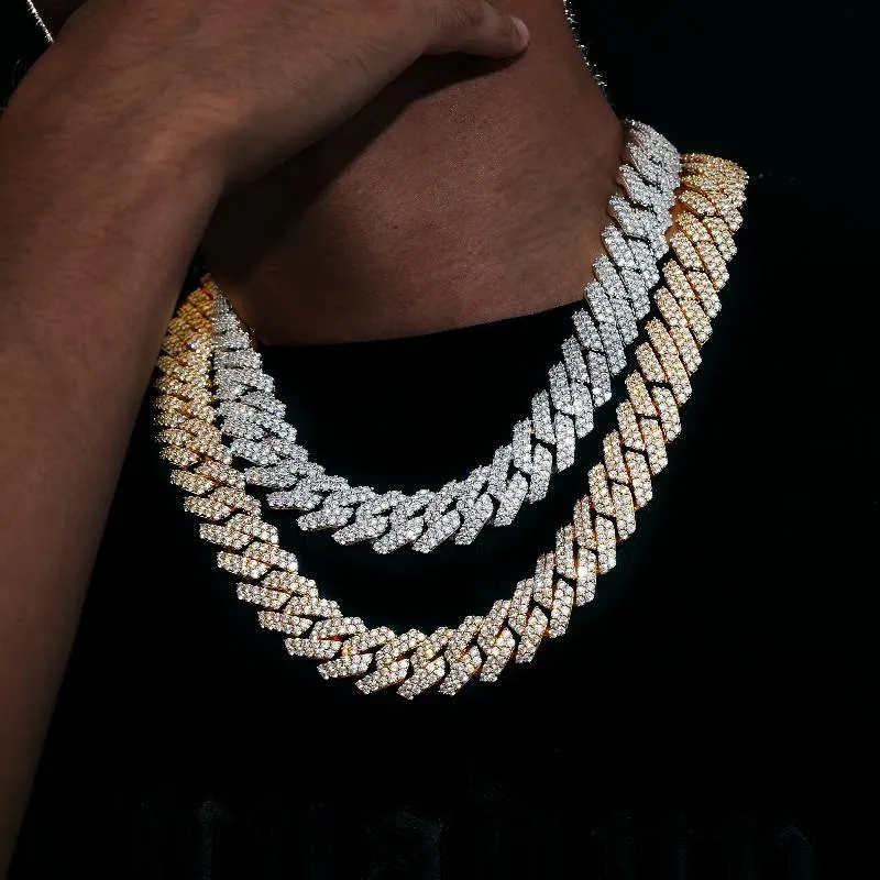 Glitter 19mm iced out chain 60cm