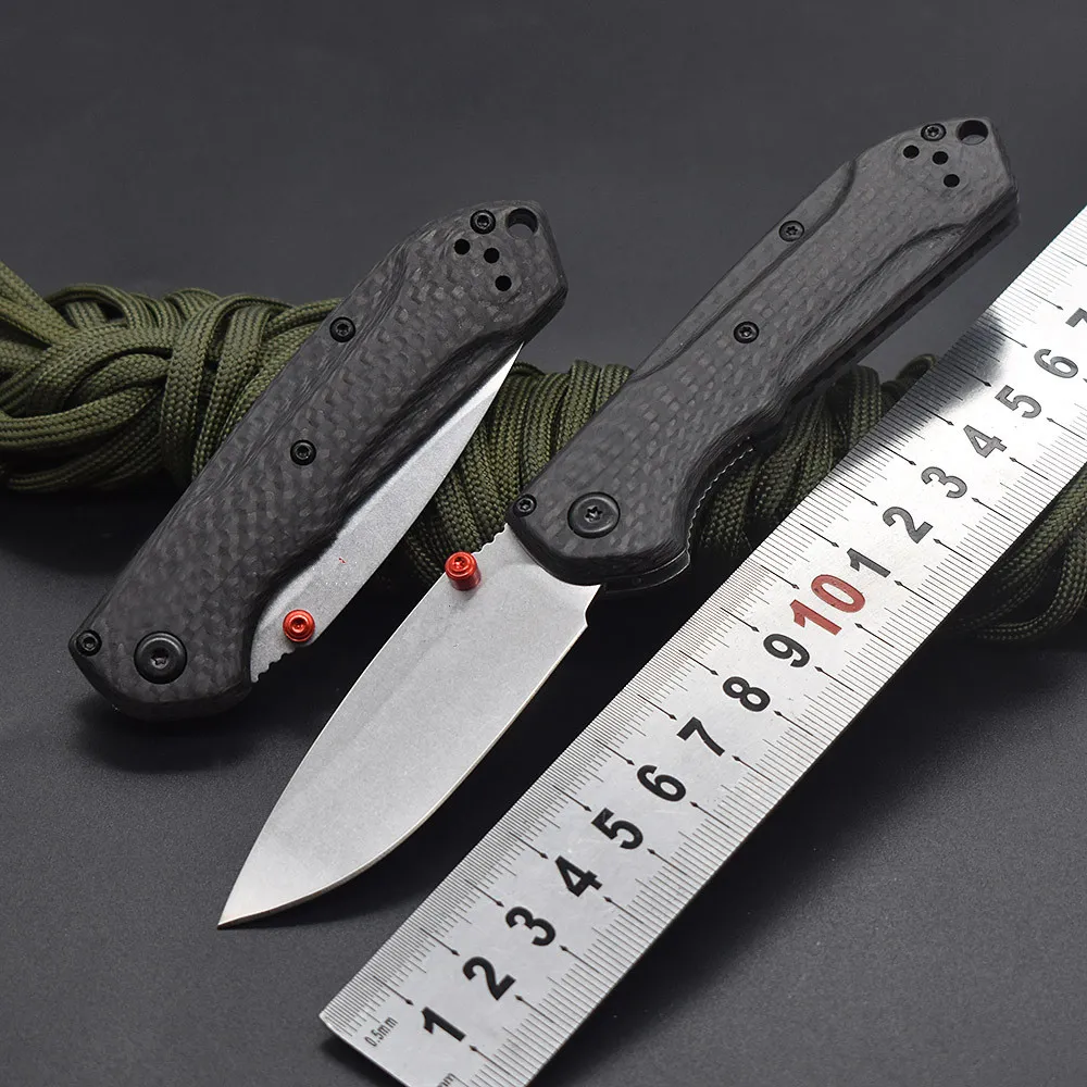 Quality JULI OEM Carbon Fiber Pocket Folding Knife S90V Blade Ball Bearing Fold Camping Outdoor Survival EDC Tactical Fruit Kitchen Knives Tool