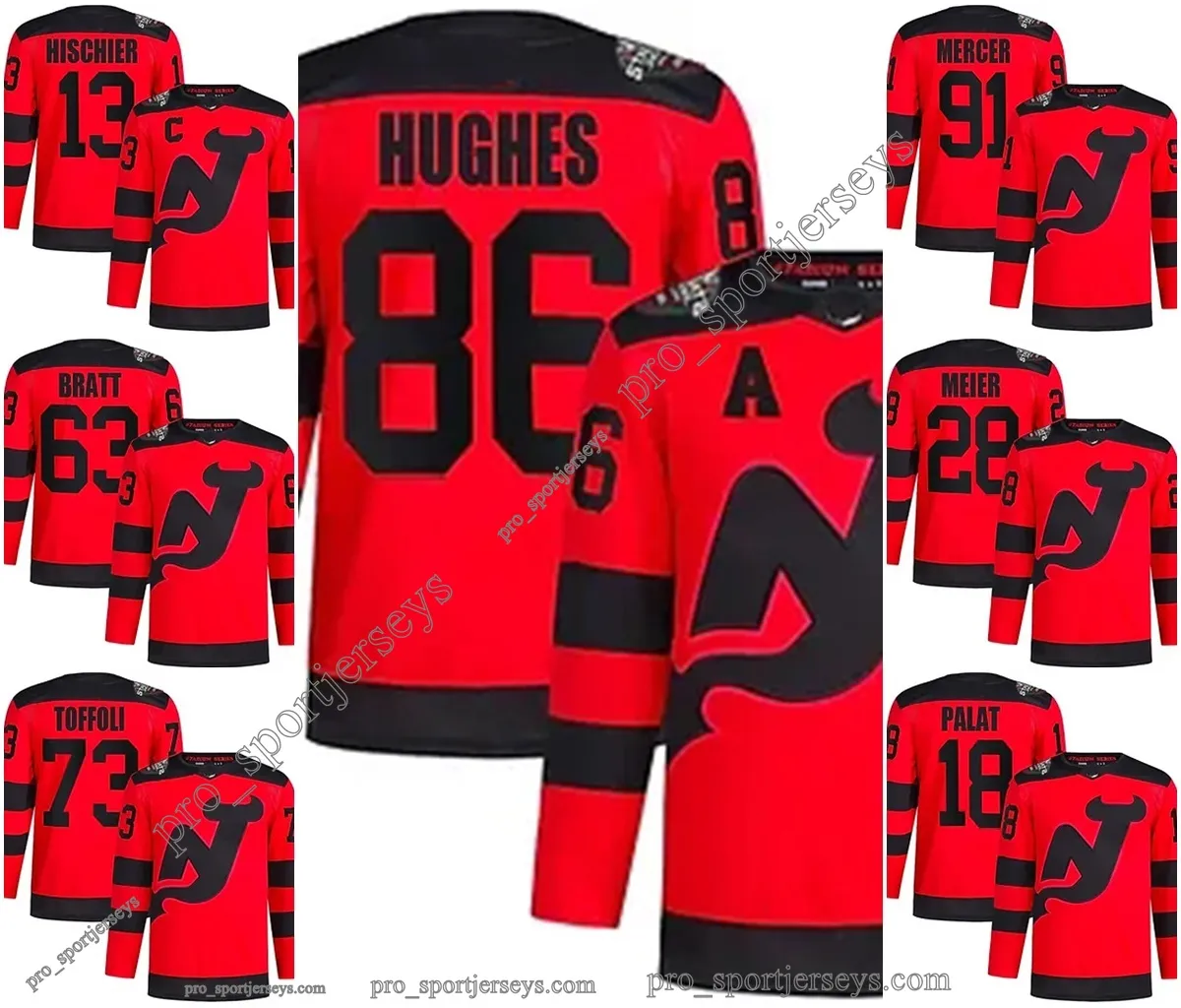 2024 New York Devils Stadium Series Jerseys Custom تخصيص رجالي الشباب دعم النساء Dropshipping